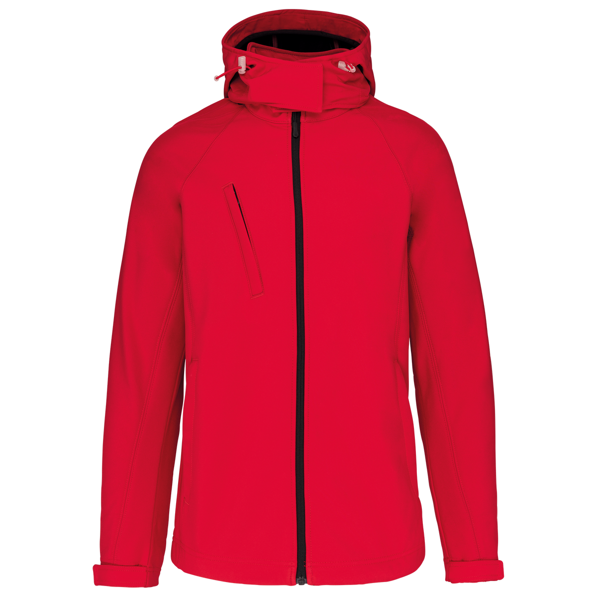 K414 - Chaqueta softshell con capucha extraíble mujer - Red - frontal