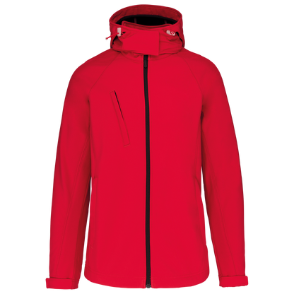 K414 - Chaqueta softshell con capucha extraíble mujer - Red - frontal