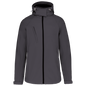 K414 - Chaqueta softshell con capucha extraíble mujer - Titanium - frontal