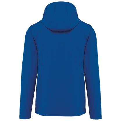 K422 - Chaquetas softshell 3 capas con capucha y mangas extraíbles unisex - Dark Royal Blue - trasera