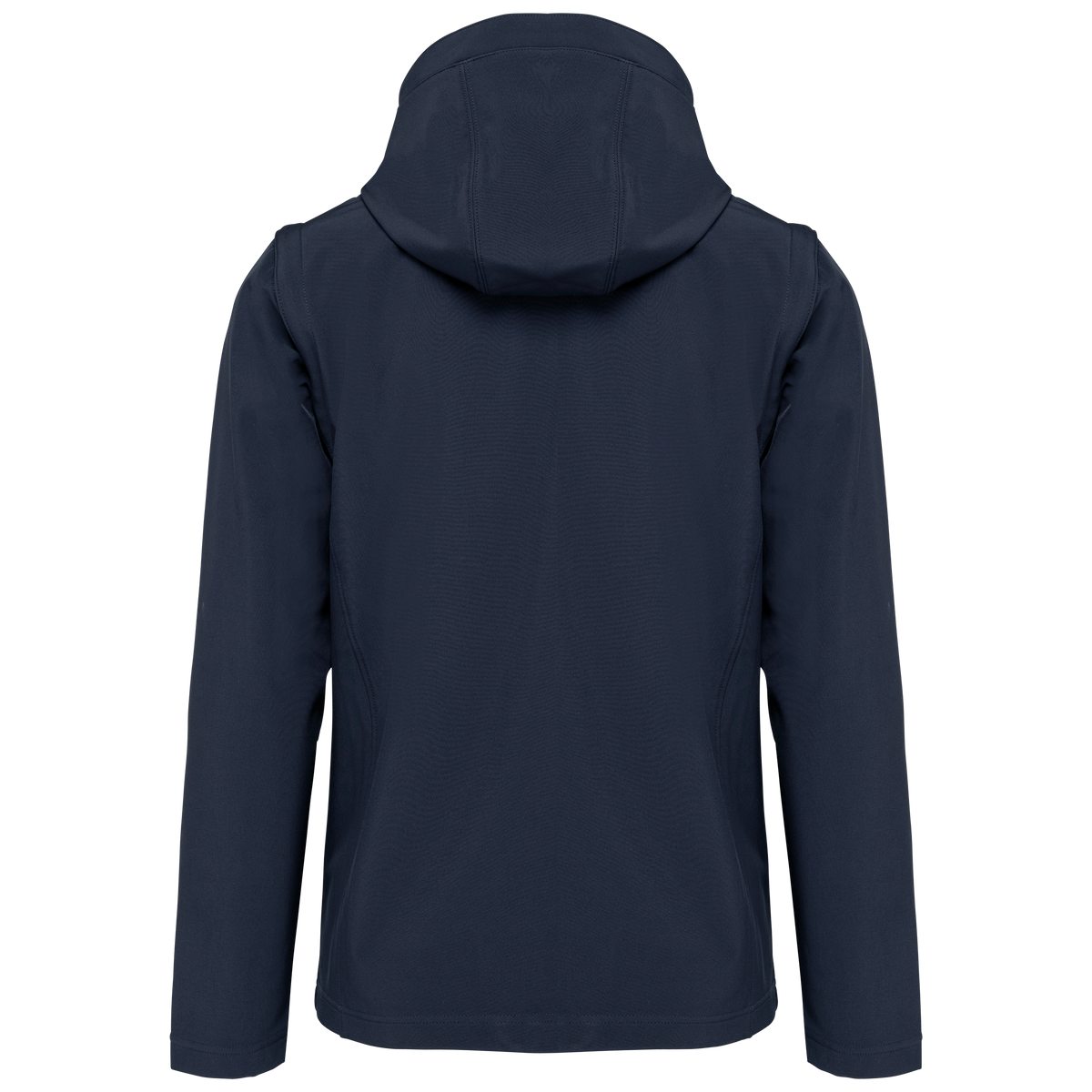K422 - Chaquetas softshell 3 capas con capucha y mangas extraíbles unisex - Navy - trasera