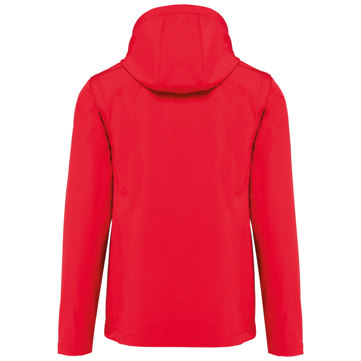 K422 - Chaquetas softshell 3 capas con capucha y mangas extraíbles unisex - Red - trasera
