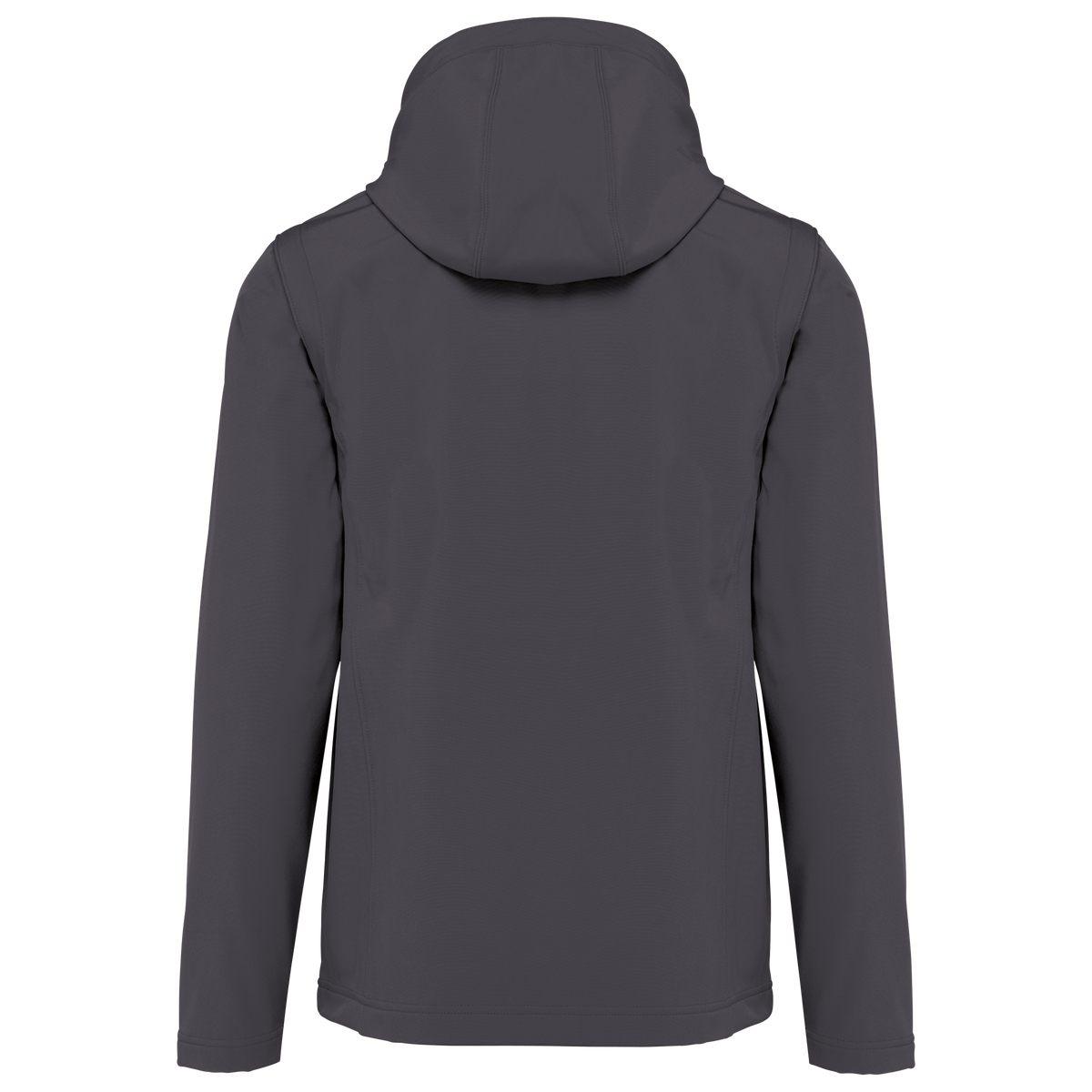 K422 - Chaquetas softshell 3 capas con capucha y mangas extraíbles unisex - Titanium - trasera