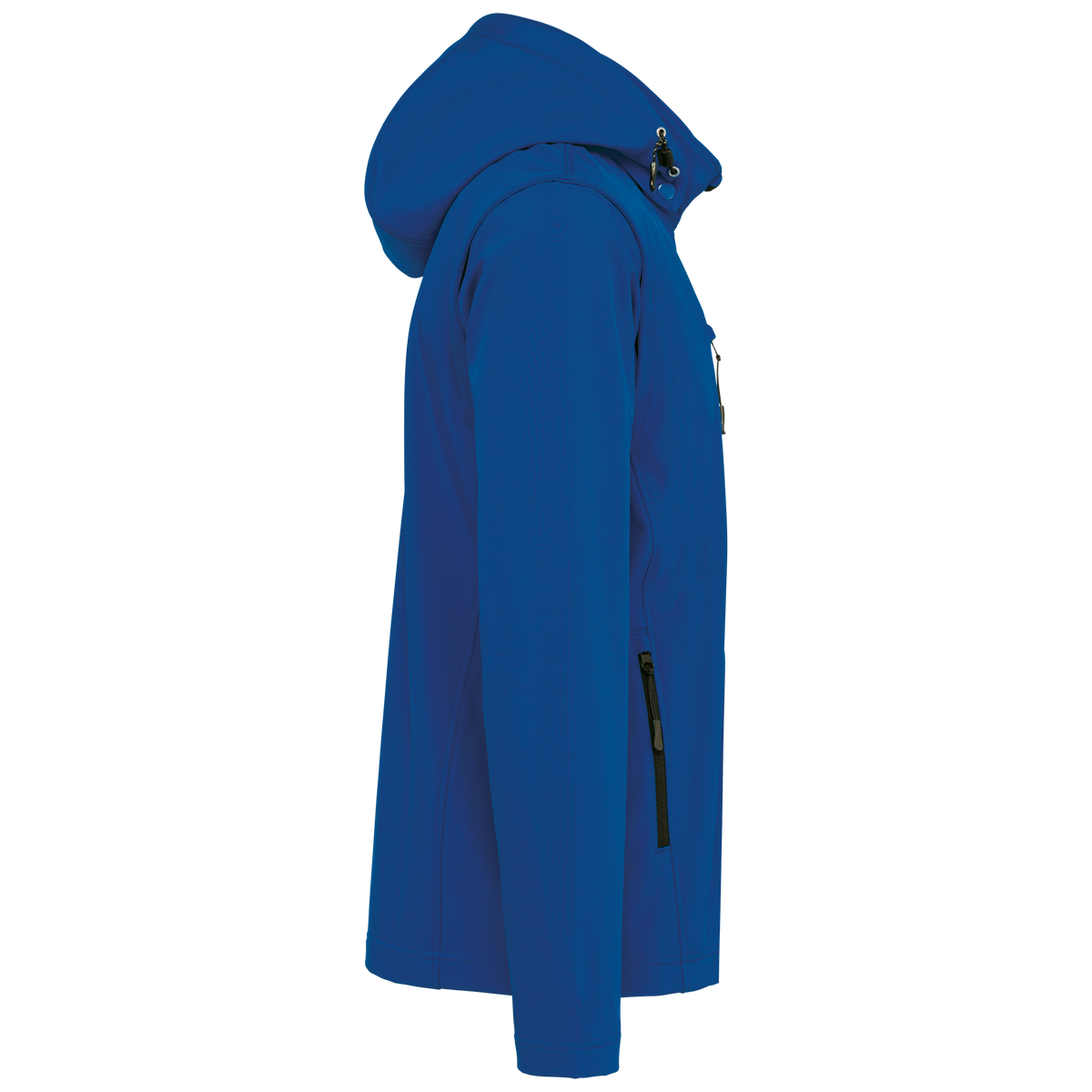 K422 - Chaquetas softshell 3 capas con capucha y mangas extraíbles unisex - Dark Royal Blue - lateral