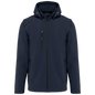 K422 - Chaquetas softshell 3 capas con capucha y mangas extraíbles unisex - Navy - frontal
