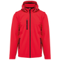 K422 - Chaquetas softshell 3 capas con capucha y mangas extraíbles unisex - Red - frontal
