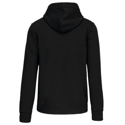K444 - Sudadera capucha y cremallera - Black - trasera