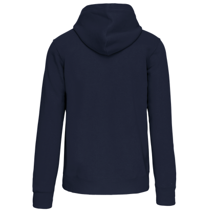 K444 - Sudadera capucha y cremallera - Navy - trasera