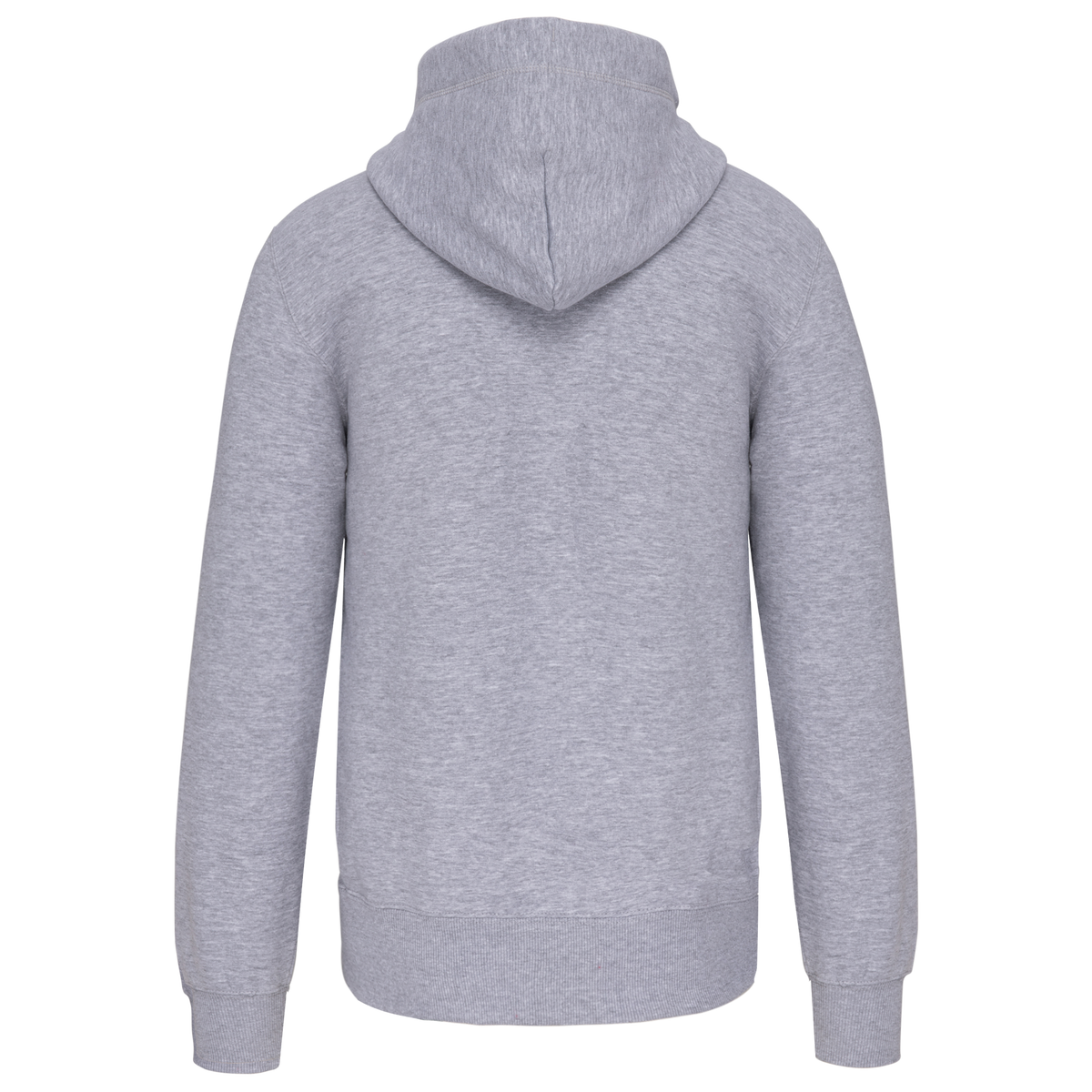 K444 - Sudadera capucha y cremallera - Oxford Grey - trasera