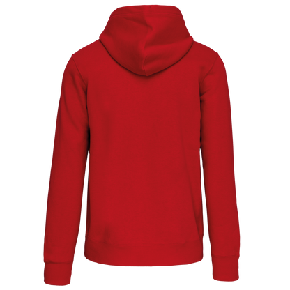 K444 - Sudadera capucha y cremallera - Red - trasera