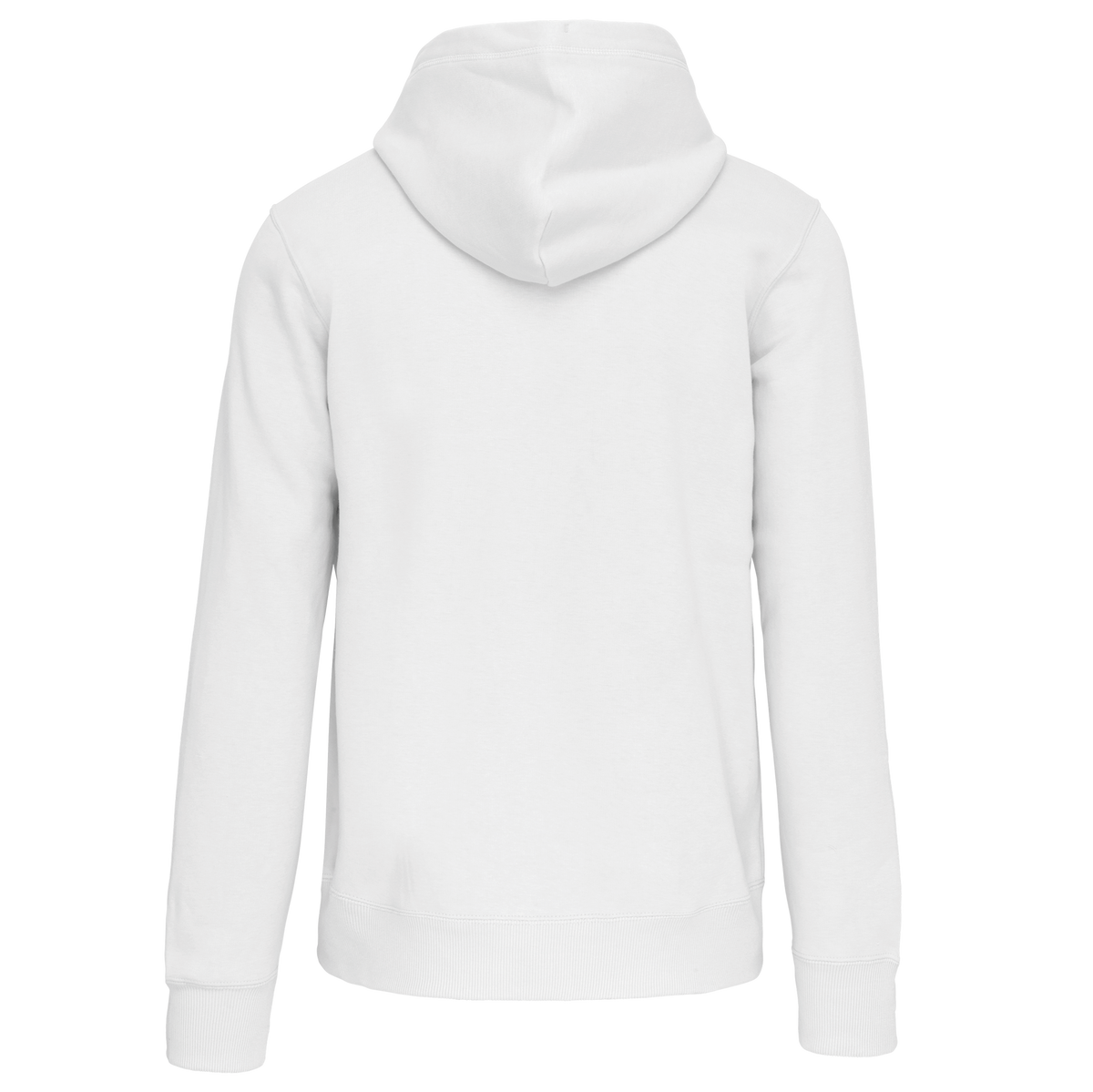 K444 - Sudadera capucha y cremallera - White - trasera