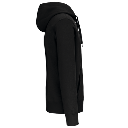 K444 - Sudadera capucha y cremallera - Black - lateral