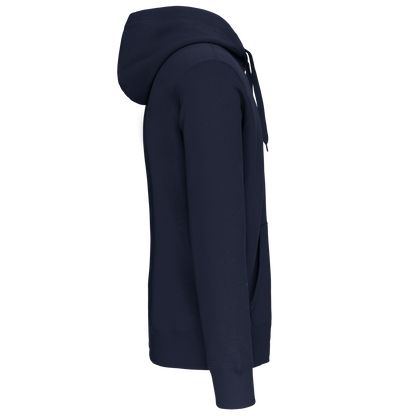 K444 - Sudadera capucha y cremallera - Navy - lateral