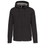 K444 - Sudadera capucha y cremallera - Dark Grey - frontal