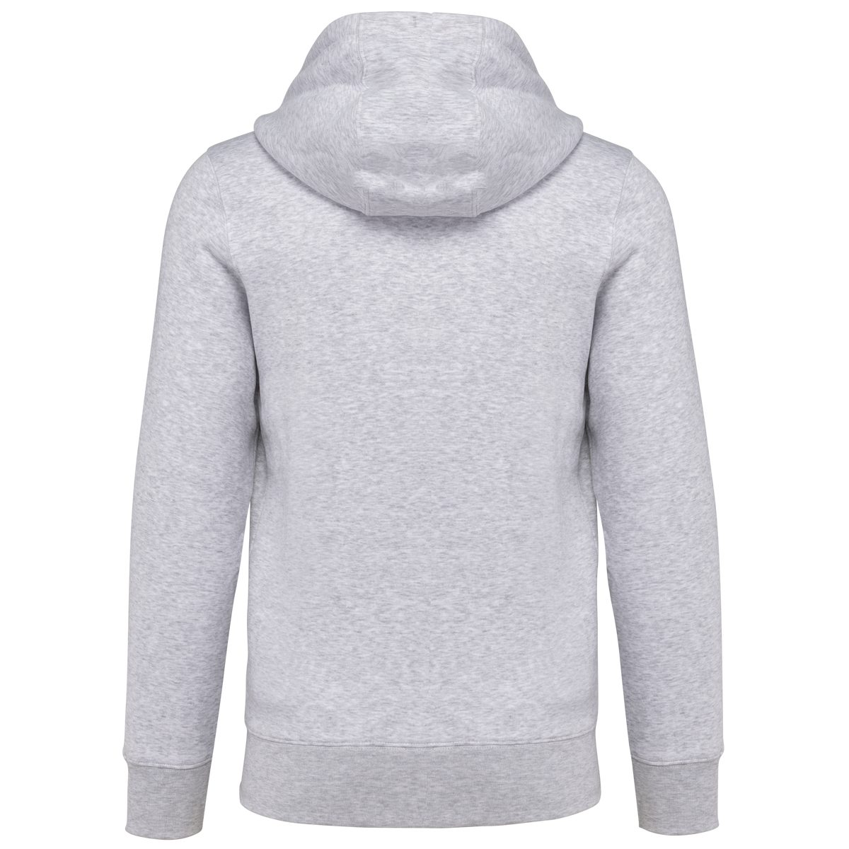 K454 - Sudadera con capucha y cremallera - Ash Heather - trasera
