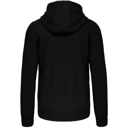 K454 - Sudadera con capucha y cremallera - Black - trasera