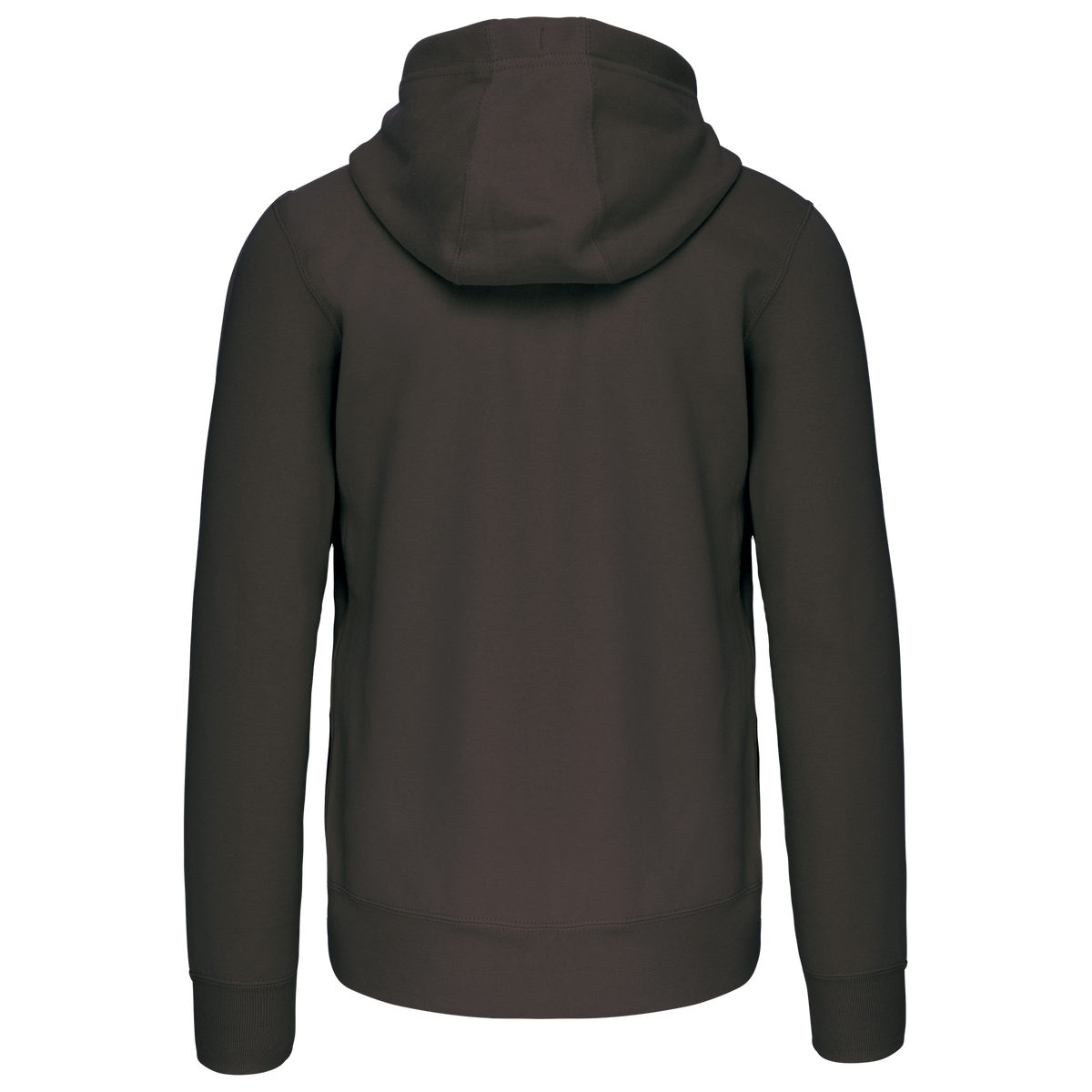 K454 - Sudadera con capucha y cremallera - Dark Grey - trasera