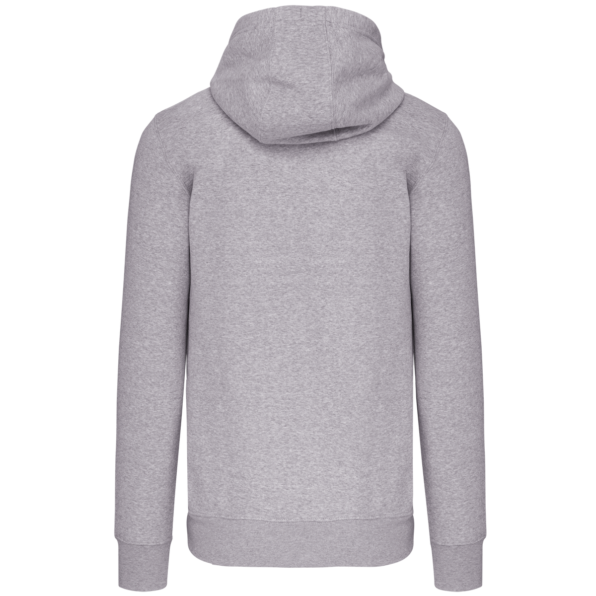 K454 - Sudadera con capucha y cremallera - Oxford Grey - trasera