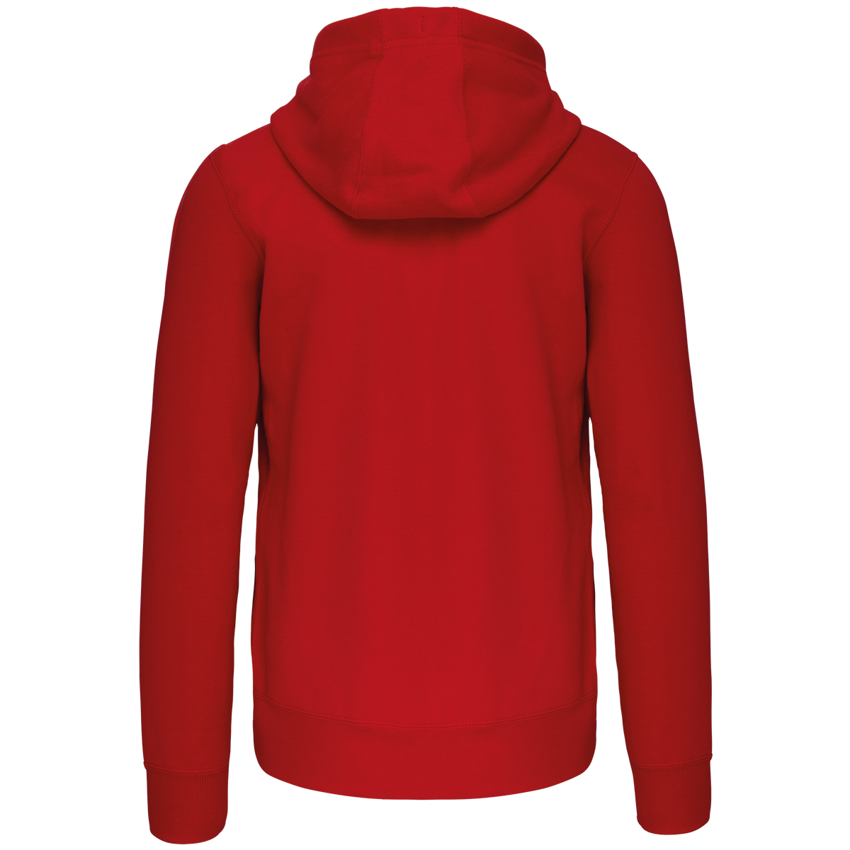 K454 - Sudadera con capucha y cremallera - Red - trasera