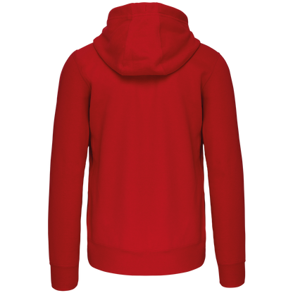 K454 - Sudadera con capucha y cremallera - Red - trasera