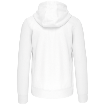 K454 - Sudadera con capucha y cremallera - White - trasera