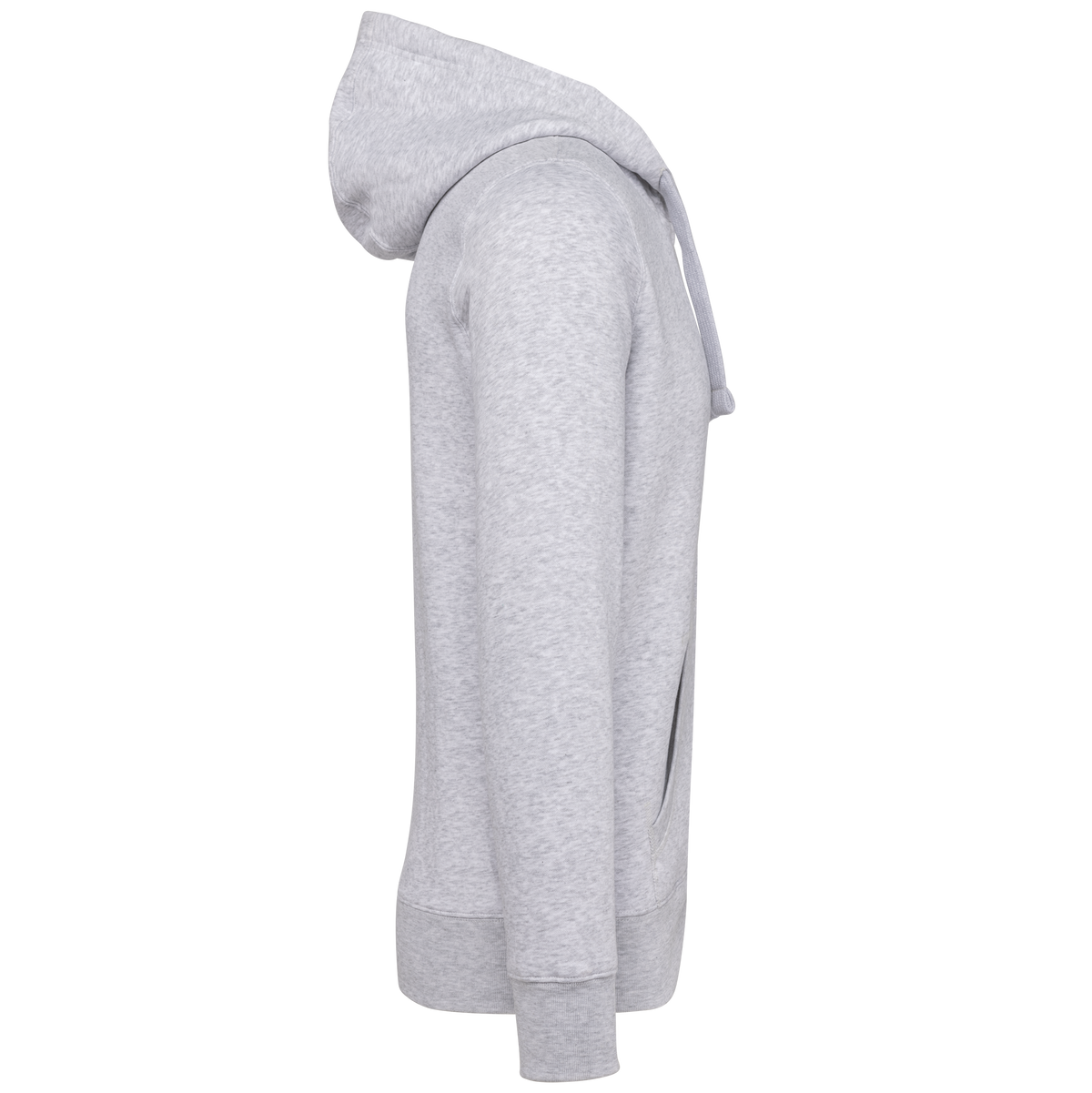 K454 - Sudadera con capucha y cremallera - Ash Heather - lateral