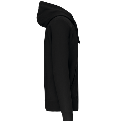 K454 - Sudadera con capucha y cremallera - Black - lateral