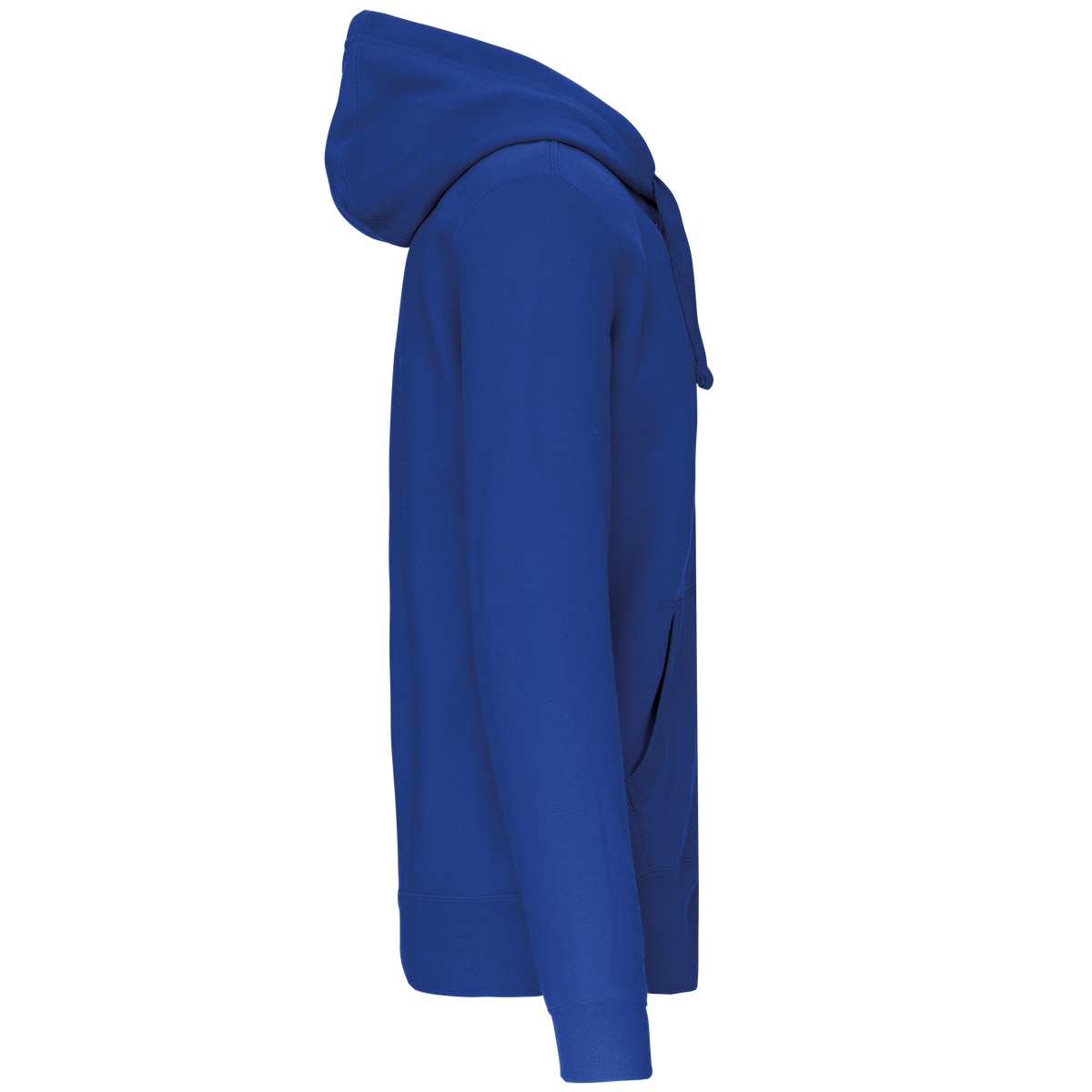 K454 - Sudadera con capucha y cremallera - Light Royal Blue - lateral