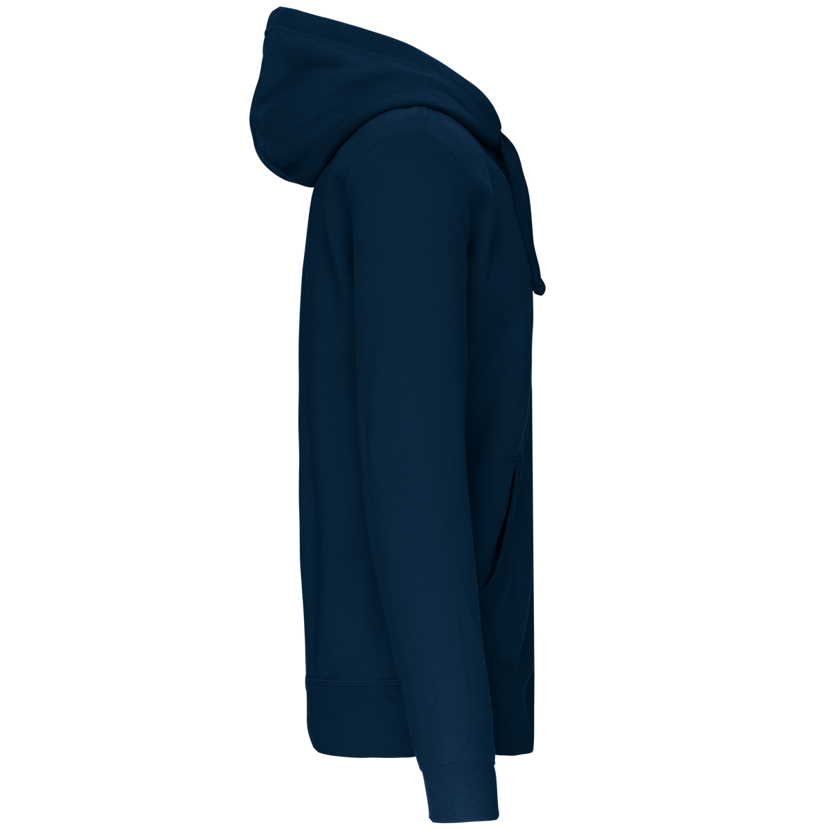 K454 - Sudadera con capucha y cremallera - Navy - lateral