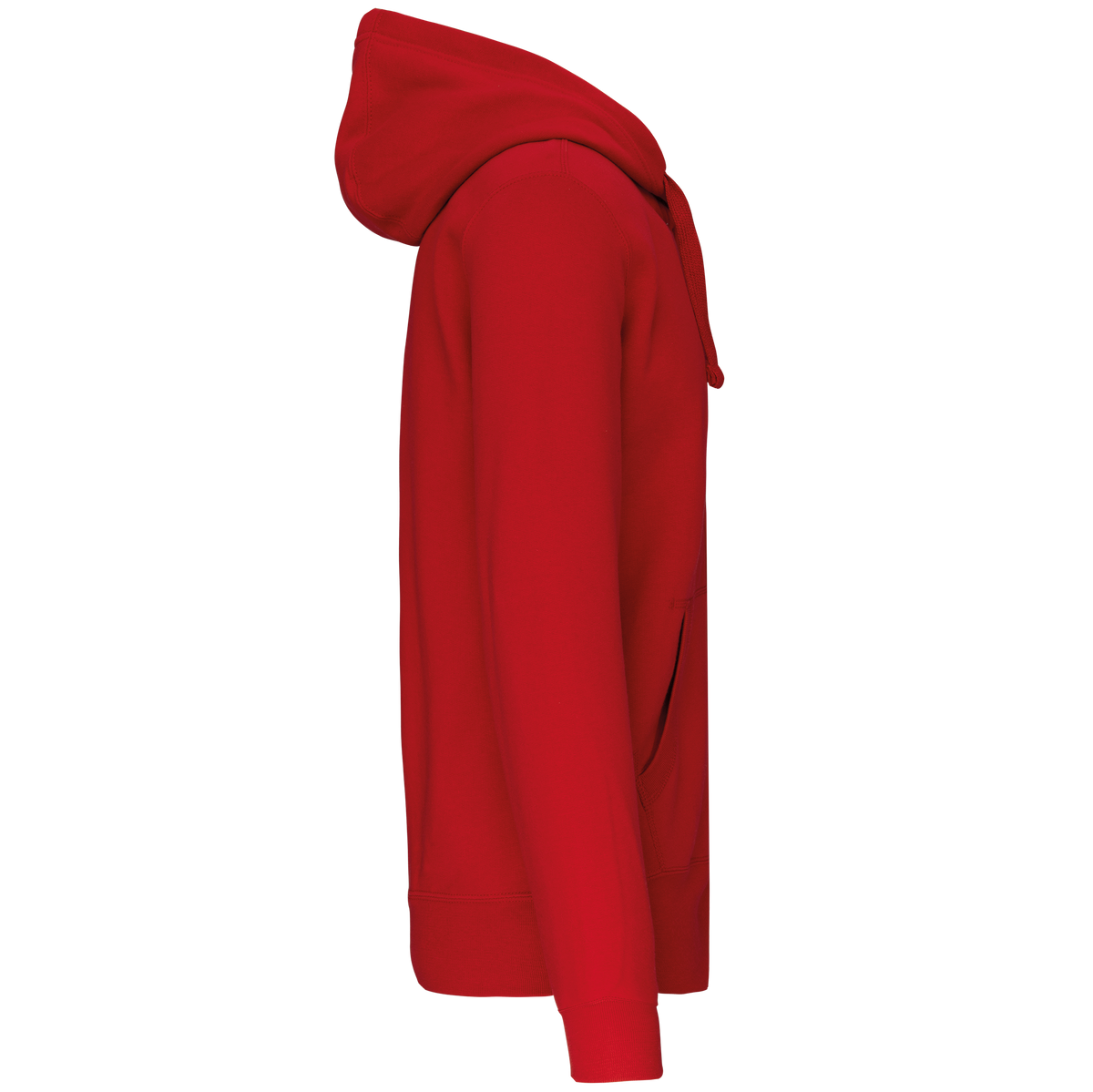 K454 - Sudadera con capucha y cremallera - Red - lateral