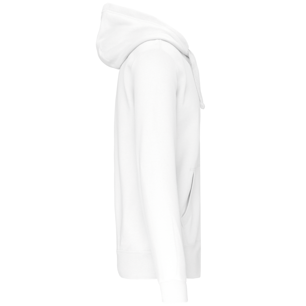 K454 - Sudadera con capucha y cremallera - White - lateral