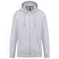 K454 - Sudadera con capucha y cremallera - Ash Heather - frontal