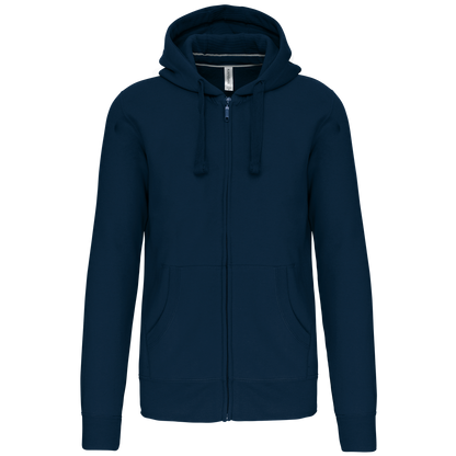 K454 - Sudadera con capucha y cremallera - Navy - frontal