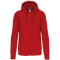 K454 - Sudadera con capucha y cremallera - Red - frontal