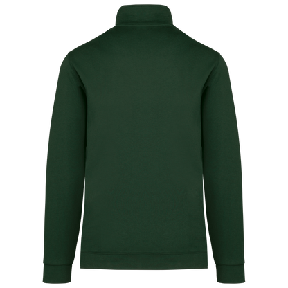 K472 - Chaqueta de felpa con cremallera - Forest Green - trasera