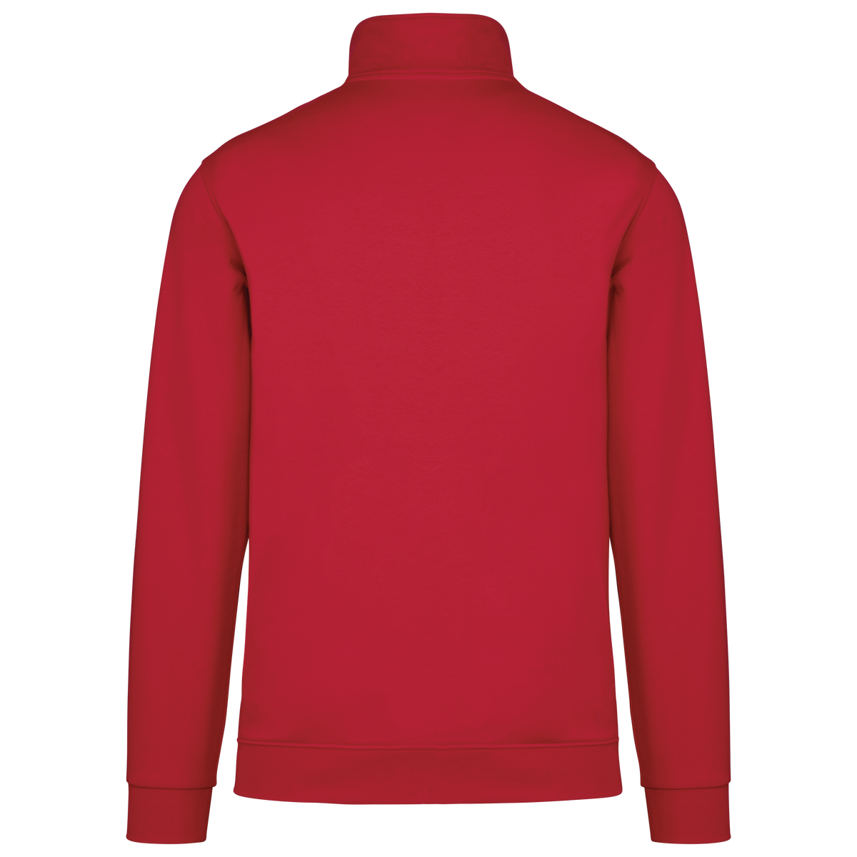 K472 - Chaqueta de felpa con cremallera - Red - trasera