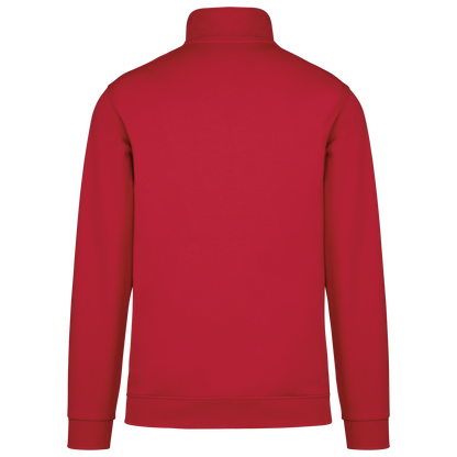 K472 - Chaqueta de felpa con cremallera - Red - trasera