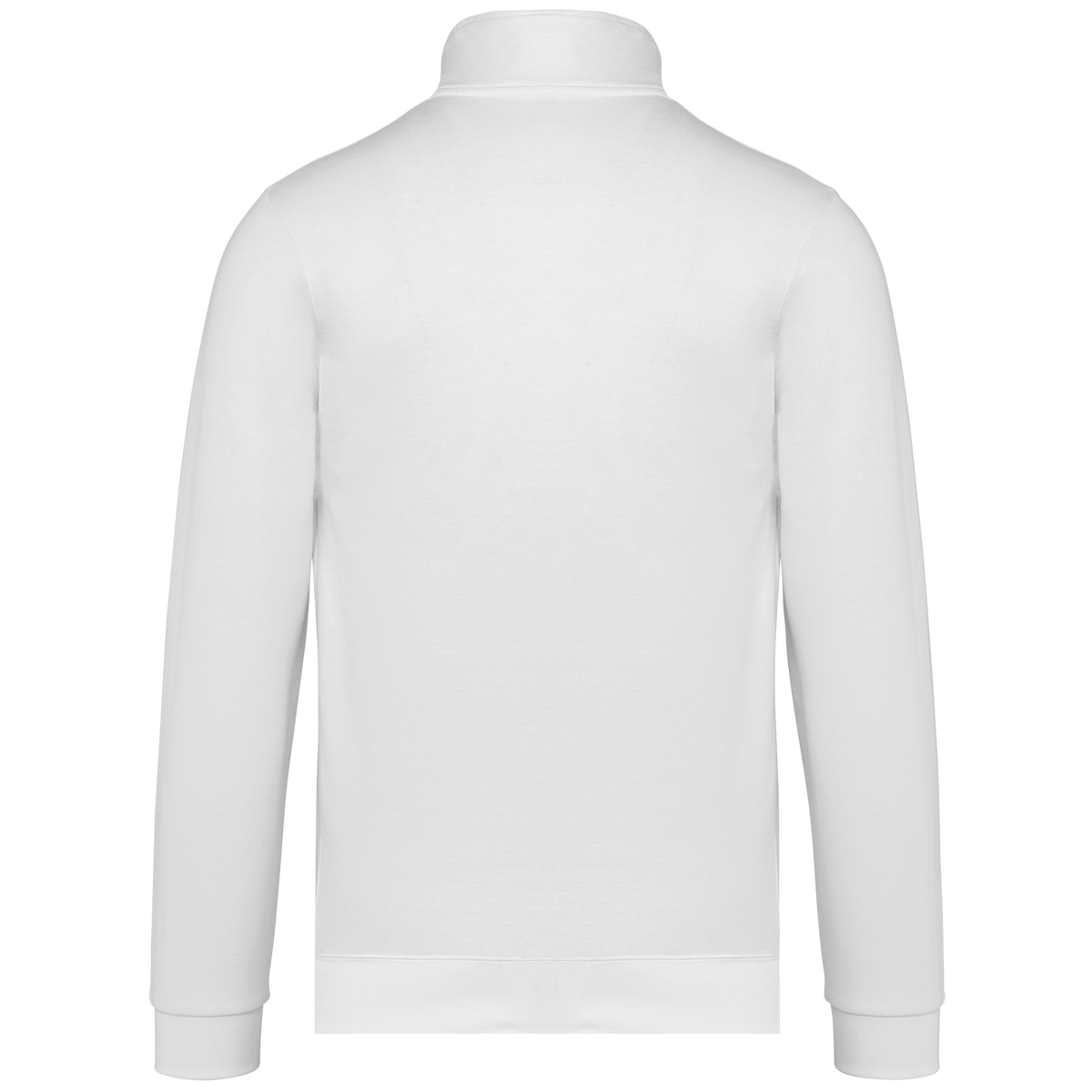 K472 - Chaqueta de felpa con cremallera - White - trasera