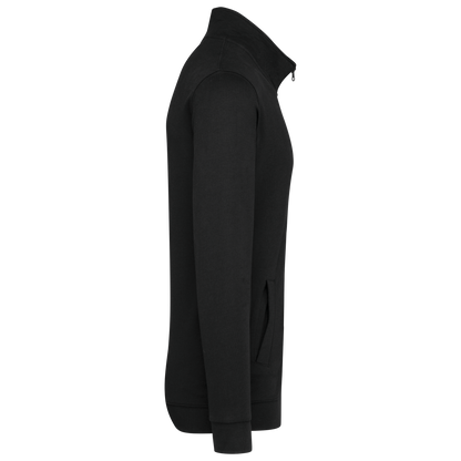 K472 - Chaqueta de felpa con cremallera - Black - lateral