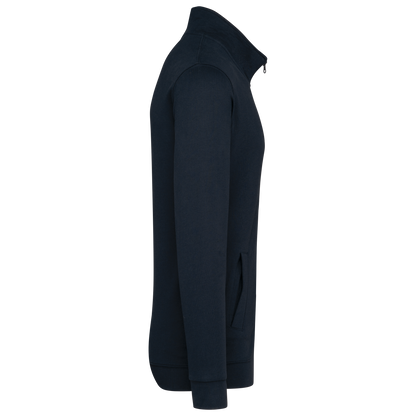 K472 - Chaqueta de felpa con cremallera - Navy - lateral