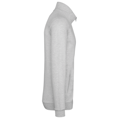 K472 - Chaqueta de felpa con cremallera - Oxford Grey - lateral