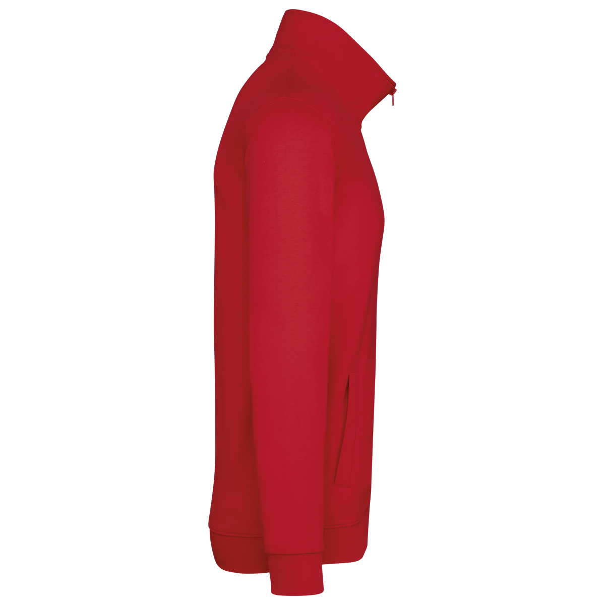 K472 - Chaqueta de felpa con cremallera - Red - lateral