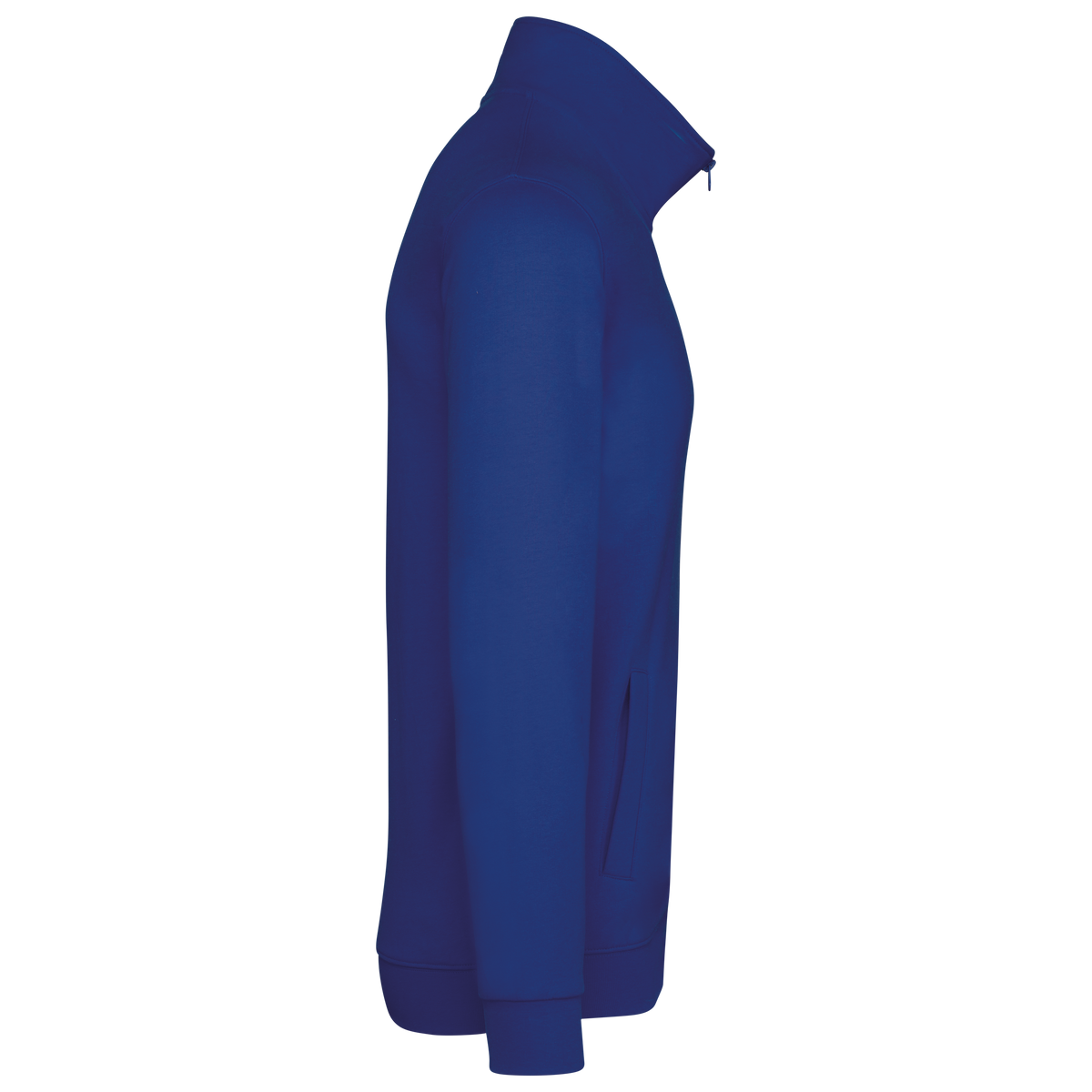 K472 - Chaqueta de felpa con cremallera - Royal Blue - lateral