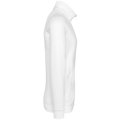 K472 - Chaqueta de felpa con cremallera - White - lateral