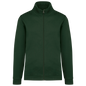 K472 - Chaqueta de felpa con cremallera - Forest Green - frontal