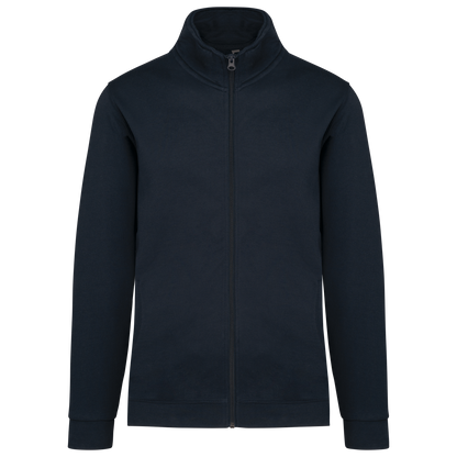 K472 - Chaqueta de felpa con cremallera - Navy - frontal