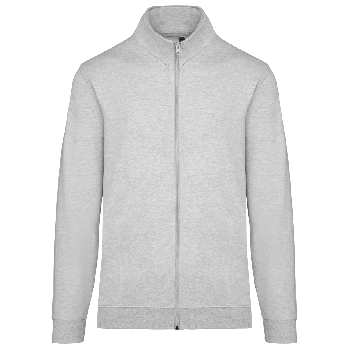 K472 - Chaqueta de felpa con cremallera - Oxford Grey - frontal