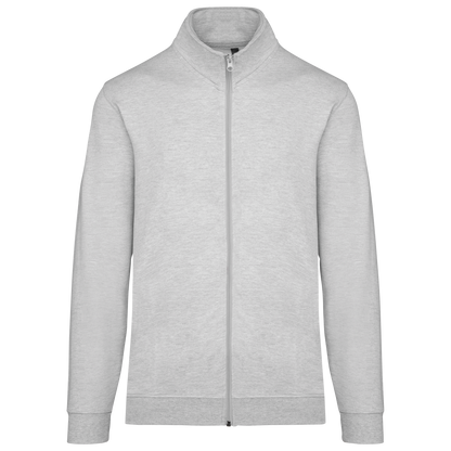 K472 - Chaqueta de felpa con cremallera - Oxford Grey - frontal