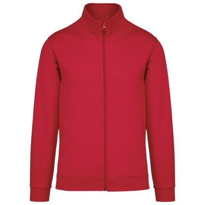 K472 - Chaqueta de felpa con cremallera - Red - frontal