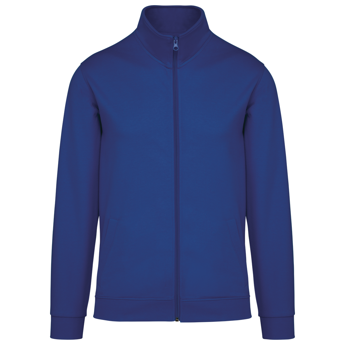 K472 - Chaqueta de felpa con cremallera - Royal Blue - frontal